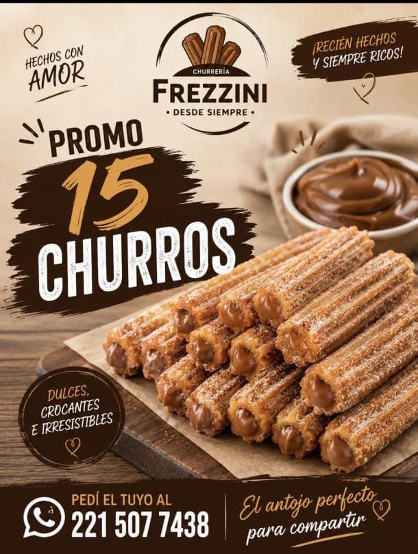 Promo 15 churros
