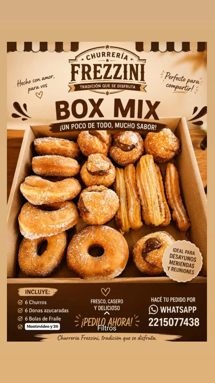 Churros + Donas + Bolas de fraile